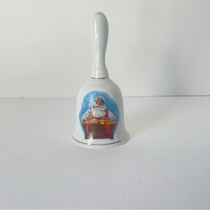 Norman Rockwell Museum Checking His List Ceramic Bell